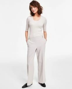 Alfani Women's Pull-On Wide-Leg Pants, Created For Macy's