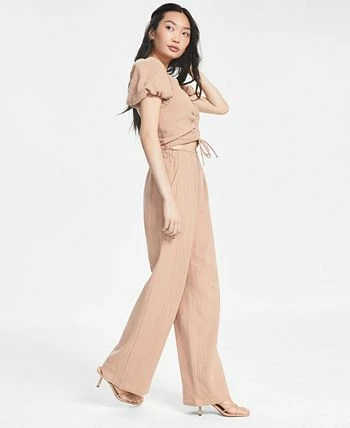 And Now This Women's Textured High-Rise Pull-On Pants 3 And Now This Women's Textured High-Rise Pull-On Pants - Image 3