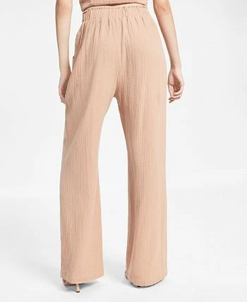 And Now This Women's Textured High-Rise Pull-On Pants 2 And Now This Women's Textured High-Rise Pull-On Pants - Image 2
