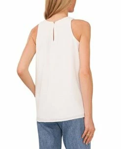 Vince Camuto Women's Shirred-Neck Sleeveless Blouse 6 Vince Camuto Women's Shirred-Neck Sleeveless Blouse -Anne Klein Sales Store 23186213 fpx