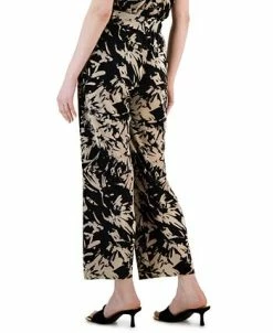 Alfani Women's Printed Pleated Bodre Pull-On Pants, Created For Macy's -Anne Klein Sales Store 23214363 fpx