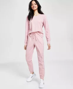 ID Ideology Women's Retro Recycled Jogger Pants, Created For Macy's -Anne Klein Sales Store 23232790 fpx