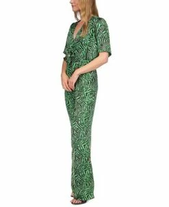 Michael Kors Women's Zebra-Print Tie Jumpsuit -Anne Klein Sales Store 23261878 fpx