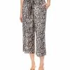 Michael Kors Women's Metallic Zebra-Print Pants