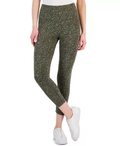 Style & Co Women's Printed High Rise Capri Pull-On Leggings, Created For Macy's -Anne Klein Sales Store 23314471 fpx