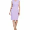 Kasper Notched-Neck Sheath Dress