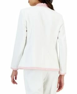 Kasper Women's Stretch Crepe Framed Open-Front Jacket -Anne Klein Sales Store 23315102 fpx