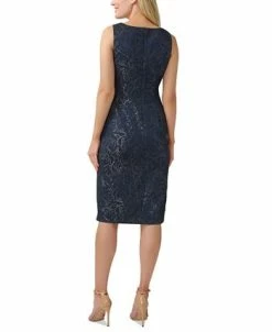 Adrianna Papell Women's Metallic Jacquard Sheath Dress -Anne Klein Sales Store 23334658 fpx