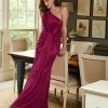 Adrianna Papell Stardust One-Shoulder Gown