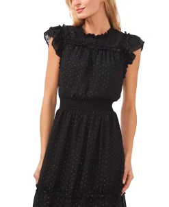 CeCe Women's Lurex Clip Dot Midi Dress -Anne Klein Sales Store 23409445 fpx