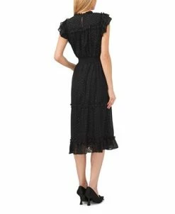 CeCe Women's Lurex Clip Dot Midi Dress -Anne Klein Sales Store 23409459 fpx