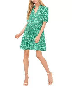 CeCe Women's Tiered V-Neck Baby Doll Dress -Anne Klein Sales Store 23412021 fpx