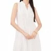 Vince Camuto Women's Tiered Sleeveless Split-Neck Dress
