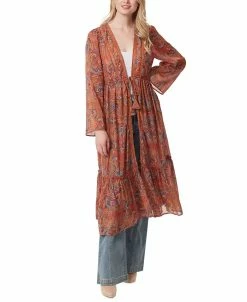 Jessica Simpson Women's Marilyn Lace-Trimmed Duster