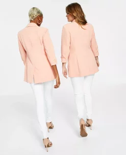 INC International Concepts Women's Menswear Blazer, Created For Macy's -Anne Klein Sales Store 23480726 fpx