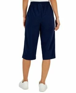 Karen Scott Women's Quinn Cotton Pull-On Capri Pants, Created For Macy's -Anne Klein Sales Store 23502187 fpx