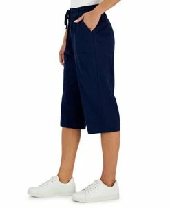Karen Scott Women's Quinn Cotton Pull-On Capri Pants, Created For Macy's -Anne Klein Sales Store 23502188 fpx