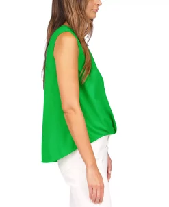 Michael Kors Women's Crepe Chain Faux-Wrap Top 10 Michael Kors Women's Crepe Chain Faux-Wrap Top -Anne Klein Sales Store 23524075 fpx