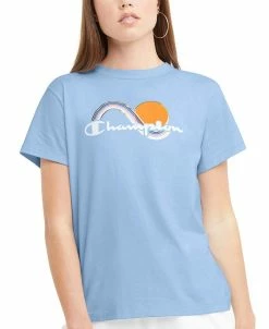 Champion Women's Classic Cotton Graphic-Print Tee