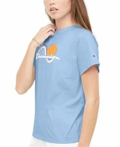 Champion Women's Classic Cotton Graphic-Print Tee 7 Champion Women's Classic Cotton Graphic-Print Tee -Anne Klein Sales Store 23524171 fpx