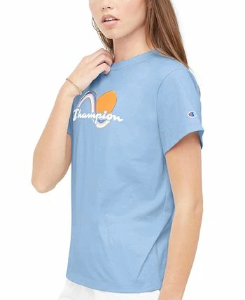 Champion Women's Classic Cotton Graphic-Print Tee 3 Champion Women's Classic Cotton Graphic-Print Tee - Image 3