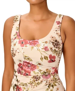 Adrianna Papell Women's Floral-Print Ruched Gown -Anne Klein Sales Store 23531214 fpx