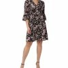 Adrianna Papell Floral-Print Fit & Flare Dress