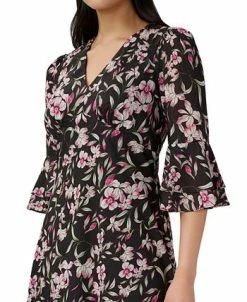Adrianna Papell Floral-Print Fit & Flare Dress 9 Adrianna Papell Floral-Print Fit & Flare Dress -Anne Klein Sales Store 23531234 fpx