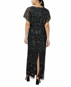Adrianna Papell Women's Beaded Blouson Gown -Anne Klein Sales Store 23531416 fpx