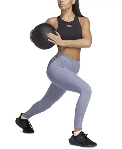 ADIDAS Women's Optime High-Waist 3-Stripe 7/8 Leggings -Anne Klein Sales Store 23531451 fpx