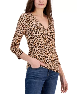 INC International Concepts Women's Ribbed Top, Created For Macy's -Anne Klein Sales Store 23532106 fpx