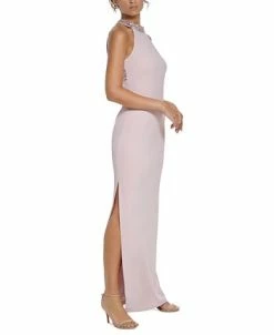 Vince Camuto Women's Sequin-Embellished Halter Column Gown -Anne Klein Sales Store 23532241 fpx