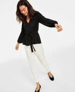 Anne Klein Women's Stretch Slim Hollywood-Waist Ankle Pants 10 Anne Klein Women's Stretch Slim Hollywood-Waist Ankle Pants -Anne Klein Sales Store 23533241 fpx 1