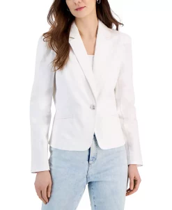 INC International Concepts Women's Puff-Sleeve Blazer, Created For Macy's -Anne Klein Sales Store 23533293 fpx