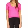 Michael Kors Women's Mini Logo Scoop-Neck Top