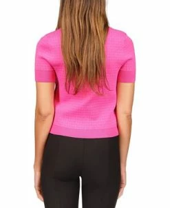 Michael Kors Women's Mini Logo Scoop-Neck Top -Anne Klein Sales Store 23534183 fpx