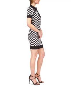 Michael Kors Women's Checkered Polo Dress 8 Michael Kors Women's Checkered Polo Dress -Anne Klein Sales Store 23534230 fpx
