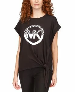 Michael Kors Women's Tied Logo T-Shirt