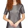 Michael Kors Women's Checkered Foil Top