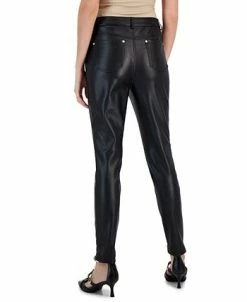 INC International Concepts Women's Faux-Leather Skinny Pants, Created For Macy's -Anne Klein Sales Store 23541208 fpx