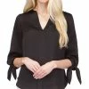 Michael Kors Women's Satin Tie Top, Regular & Petite