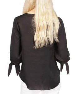 Michael Kors Women's Satin Tie Top, Regular & Petite -Anne Klein Sales Store 23547645 fpx