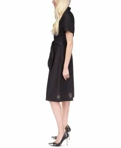 Michael Kors Women's Cotton Poplin Tie-Front Dress, Regular & Petite -Anne Klein Sales Store 23547701 fpx