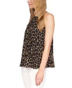 Michael Kors Women's Giraffe Pleated Chain Top -Anne Klein Sales Store 23556075 fpx
