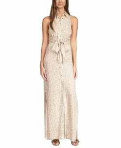 Michael Kors Women's Giraffe-Print Sleeveless Maxi Dress
