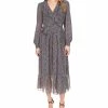 Michael Kors Women's Micro Giraffe-Print Midi Dress