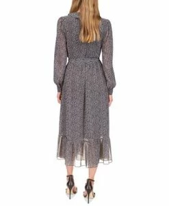 Michael Kors Women's Micro Giraffe-Print Midi Dress -Anne Klein Sales Store 23556093 fpx