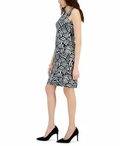 Kasper Jacquard Sleeveless Sheath Dress 7 Kasper Jacquard Sleeveless Sheath Dress -Anne Klein Sales Store 23561126 fpx