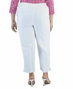 Kasper Plus Size Elastic-Back Slit-Hem Ankle Pants 6 Kasper Plus Size Elastic-Back Slit-Hem Ankle Pants -Anne Klein Sales Store 23566838 fpx