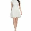 Vince Camuto Women's Boucle-Knit Cap-Sleeve Fit & Flare Dress